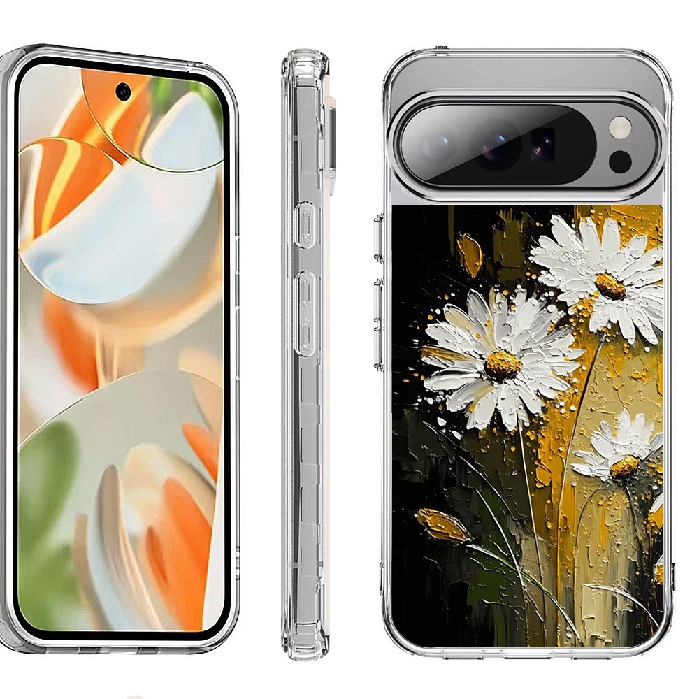 Custodia Cover per Google PIXEL 2 XL Hard Case Protezione Metallico